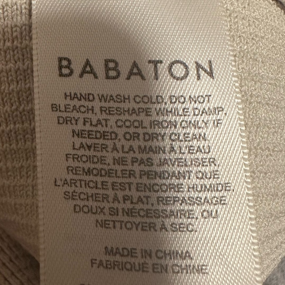 2 for $20 or 4 for $35 Babaton Cream Ribbed Mock-Neck Tank - Picture 4 of 6